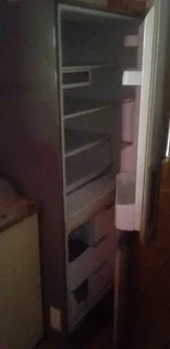 Large Samsung Silver nano fridge and freezer