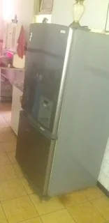 Large Samsung Silver nano fridge and freezer