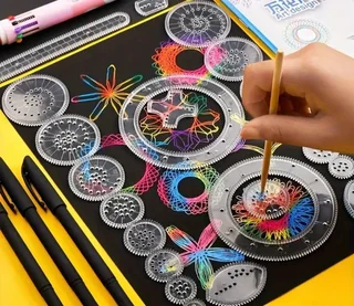 Kids art stencil set