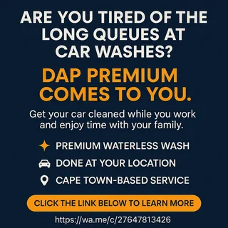 Mobile Car wash Cape Town- Business fleet, office parkings, complexes &amp; Estates