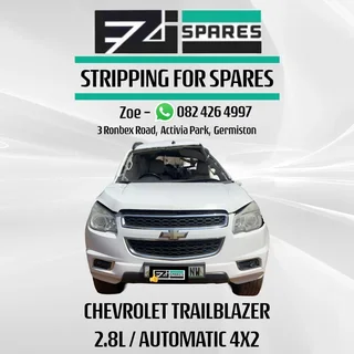 Chevrolet trailblazer automatic 2.8 4x2 stripping for spares