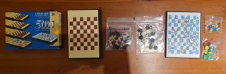 Chess set 5 in 1