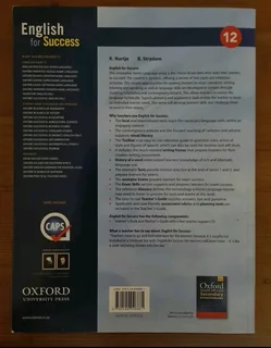 Oxford English for Success-Grade 12