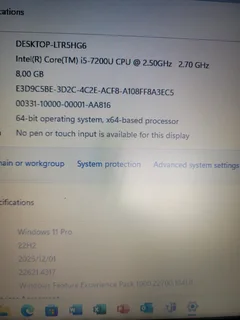 Lenovo E570 - 7th gen i5/8gb/500gb
