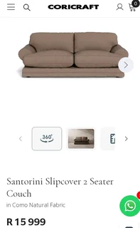 Coricraft couches seater X2 R 2600