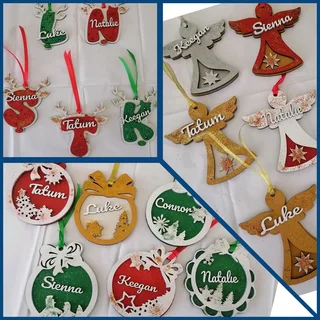 Christmas customized baubles