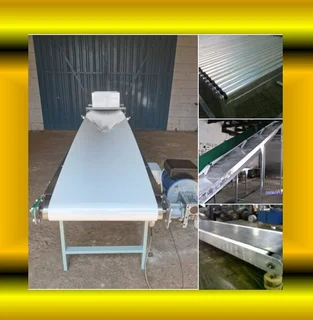 Conveyors Belt conveyors, incline or decline option, widths and thicknesses. We manufacture anything