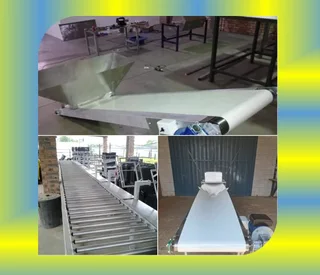 Conveyors Belt conveyors, incline or decline option, widths and thicknesses. We manufacture anything