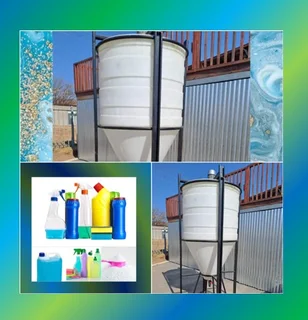 Cone shape detergent mixing machine, very good condition with speed control, come shape for easier d