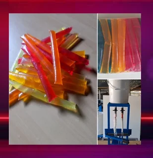 New...watch our machines seal and cut in one action. 2 lane ice pop/ice lolly/popsicle machine.