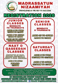 Madrassatun Nizaamiyah Registration 2026 Now Open!