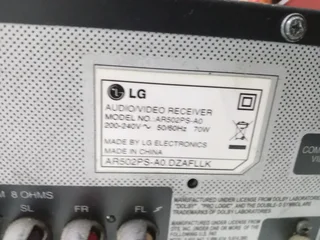 LG Amp goes on no sound