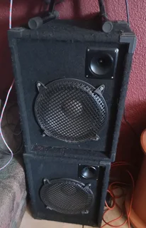 Dixon Amp and 2 disco 12 inch speakers