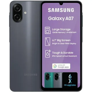 Samsung Galaxy A07 Lte Ds 128gb Blk - 2yr Warranty