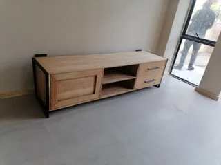 Custom made Tv stands made from Oregon pine or pine  We do deliver as well