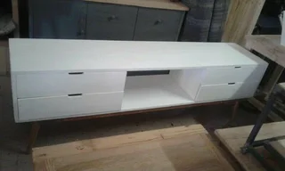 Custom made Tv stands made from Oregon pine or pine  We do deliver as well