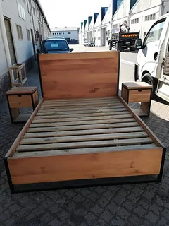 Bespoke made real wood beds solid and strong and affordable