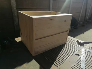 Pine. Oregon. Oak or ash black wood vanity excluding sink collection or delivery from R1500