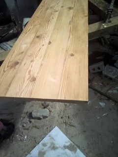 Bespoke counter tops, shelves and table tops in different kinds of woods