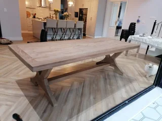 Reclaimed Oregon pine , oak , ash tables made to your specification/ design for homes / restuarants