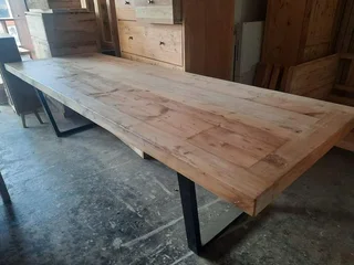 Reclaimed Oregon pine , oak , ash tables made to your specification/ design for homes / restuarants