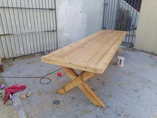 Reclaimed Oregon pine , oak , ash tables made to your specification/ design for homes / restuarants