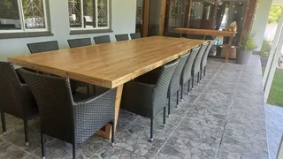Reclaimed Oregon pine , oak , ash tables made to your specification/ design for homes / restuarants