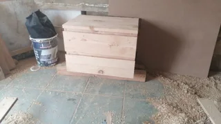 Pine. Oregon. Oak or ash black wood vanity excluding sink collection or delivery from R1500