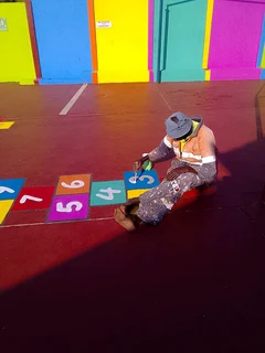 Painting,waterproofing,riad markings,garmazine and art