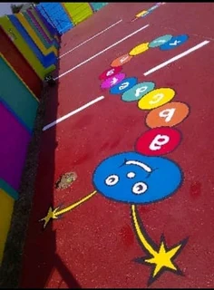 Painting,waterproofing,fiad markings garmazine and art