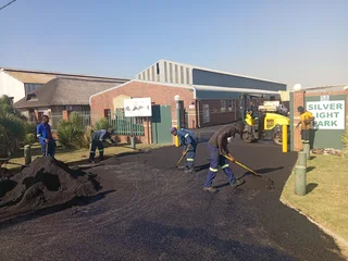 Asphalt tar surfacing road markings slurry seal brick paving call 0735353007 for more information