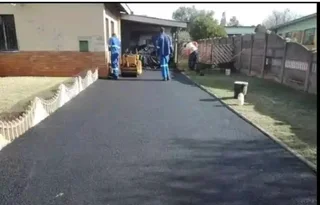 Asphalt tar surfacing road markings slurry seal brick paving call 0735353007 for more information