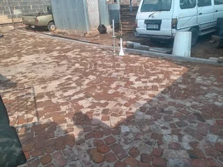 Brick paving painting waterproofing road markings garmazine puston Panels and art call 0735353007 fo