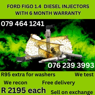 FORD FIGO 1.4 DIESEL INJECTORS