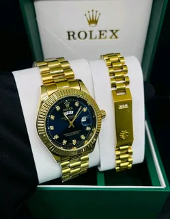 Ladies Rolex watch and bracelet
