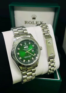 Ladies Rolex watch and bracelet