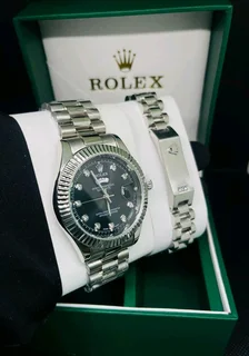 Ladies Rolex watch and bracelet