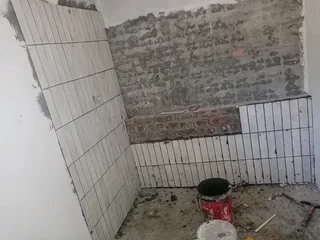 LAMINATE FLOORING AND TILING WALLS