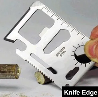 Stainless Steel 11 in 1 Credit Card Pocket Tool - R25 - many units available