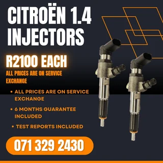 Citroën 1.4 Injectors For Sale With Warranty