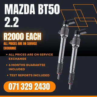 Mazda Bt50 2.2 Diesel Injectors For Sale With Warranty
