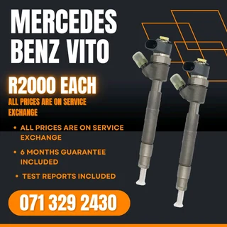 Mercedes Benz Vito Diesel Injectors For Sale With Warranty