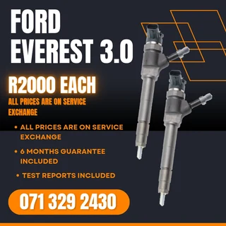 Ford Everest 3.0 Diesel Injectors For Sale With Warranty