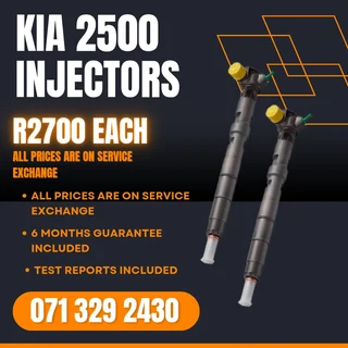 Kia 2500 Diesel Injectors For Sale With Warranty
