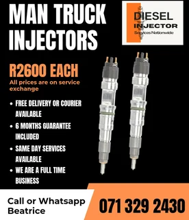 Man Truck Diesel Injectors For Sale With Warranty
