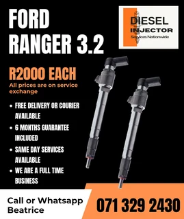 Ford Ranger 3.2 Diesel Injectors For Sale With Warranty
