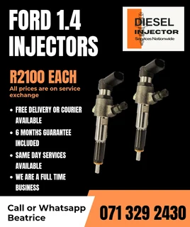 Ford Figo 1.4 Diesel Injectors For Sale With Warranty