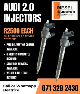 Audi 2.0 Diesel Injectors For Sale With Warranty