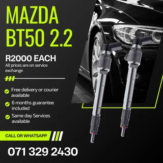 Mazda Bt50 2.2 Diesel Injectors For Sale With Warranty