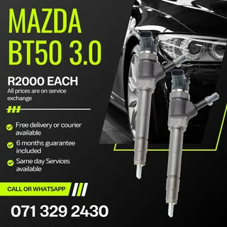Mazda Bt50 3.0 Diesel Injectors For Sale With Warranty